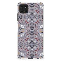 Samsung Galaxy A22 5G Anti-Shock Hoesje Flower Tiles