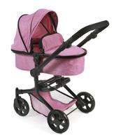 Combi poppenwagen Mika - Pink Jeans