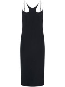 Dion Lee robe mi-longue à dos nu - Noir