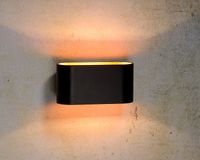 Lucide XERA Wandlamp 1xG9 - Zwart - thumbnail