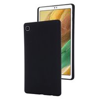 Samsung Galaxy Tab A7 Lite vloeibaar siliconen hoesje - zwart - thumbnail