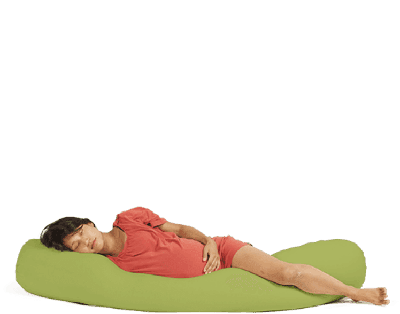 Terapy Toby rugleuning zitzak - Groen | 160cm x 25cm x 25cm Terapy Toby rugleuning zitzak - Groen | 160cm x 25cm x 25cm