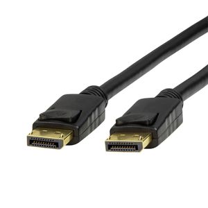 LogiLink CV0120 DisplayPort-kabel DisplayPort Aansluitkabel DisplayPort-stekker, DisplayPort-stekker 2.00 m Zwart