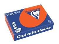 Clairefontaine Trophée Intens, gekleurd papier, A4, 210 g, 250 vel, kardinaalrood