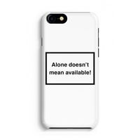 Alone: iPhone 8 Volledig Geprint Hoesje - thumbnail