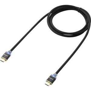 SpeaKa Professional SP-7870024 HDMI-kabel HDMI Aansluitkabel HDMI-A-stekker, HDMI-A-stekker 1.00 m Zwart 4K UHD, Audio Return Channel (ARC), Gesleeved, Met LED