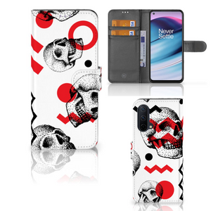 Telefoonhoesje met Naam OnePlus Nord CE 5G Skull Red