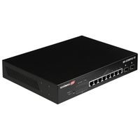 Edimax GS-5208PLG V2 netwerk-switch Managed Gigabit Ethernet (10/100/1000) Power over Ethernet (PoE) Zwart - thumbnail