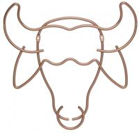 Metaltex wandkapstok Safari Buffel 34 x