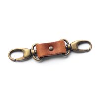 The Hantler Belt anchor Cognac/Brass