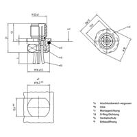 Lutronic 1239 Sensor/actuator inbouwconnector M12 Aantal polen: 8 Stekker, inbouw 0.50 m 1 stuk(s)