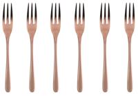 Sambonet gebaksvorkjes Taste koper set van 6