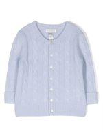 Ralph Lauren Kids cardigan en maille torsadée - Bleu - thumbnail