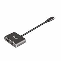 Club 3D MST Hub USB 3.2 Gen2 Type-C (DP™ Alt-Mode) op DisplayPort™ + HDMI™ 4K60Hz St./B.