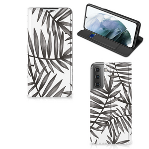 Samsung Galaxy S21 FE Smart Cover Leaves Grey