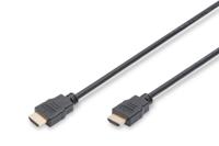 Digitus AK-330114-020-S HDMI-kabel HDMI Aansluitkabel HDMI-A-stekker, HDMI-A-stekker 2.00 m Zwart 4K UHD, Vergulde steekcontacten - thumbnail