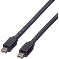 ROLINE DisplayPort kabel, Mini DP M - Mini DP M, zwart, 3 m