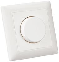 Jung AS1540WW compacte plaat frame met knop AS500 wit alpine