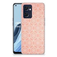 OPPO Reno 7 5G | Find X5 Lite TPU bumper Pattern Orange - thumbnail