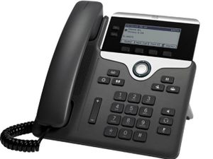 Cisco CP-7811-3PCC-K9= VoIP-systeemtelefoon LC-display Antraciet