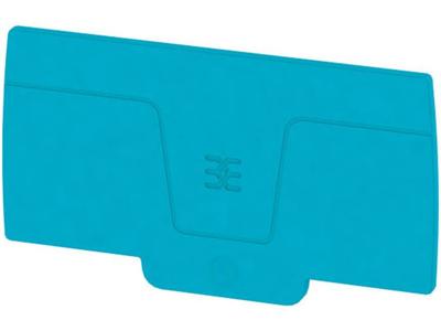 Afsluitplaat Weidmüller AEP 2C 10/16 BL 2490390000 Blauw 20 stuk(s)