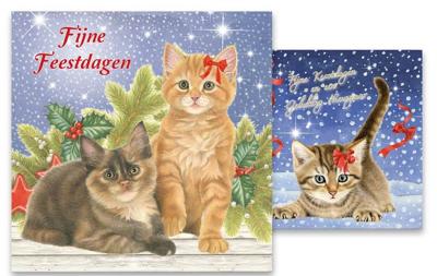 Franciens Katten Kerstkaarten
