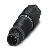 Phoenix Contact 1641769 Sensor/actuator connector, niet geassembleerd M12 Aantal polen (sensoren): 4 Stekker, recht 1 stuk(s) - thumbnail