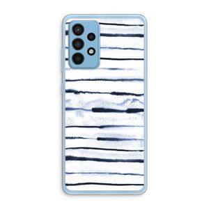 Ink Stripes: Samsung Galaxy A52 Transparant Hoesje