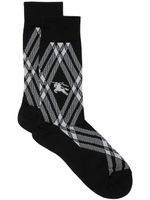 Burberry chaussettes à carreaux - Noir