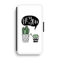 Hey you cactus: iPhone XR Flip Hoesje