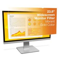 3M Gouden privacyfilter voor 60,5 cm breedbeeldmonitor - display privacyfilter - 60,5 cm breed - goud