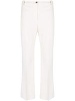 PINKO pantalon évasé à coupe courte - Blanc