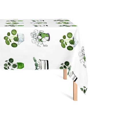 Tafelkleed Pilia plant 140x240cm.