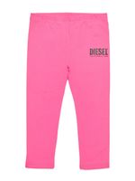 Diesel Kids legging en jersey à logo imprimé - Rose