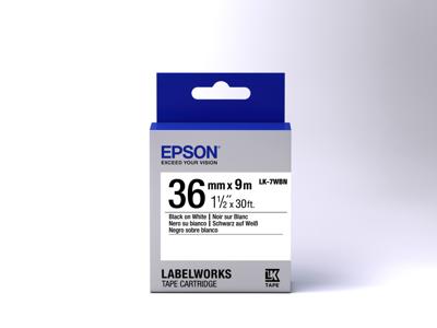Epson Label Cartridge Standard LK-7WBN Black/White 36mm (9m)