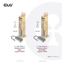 CLUB3D USB3.2 Gen1 Type-C to Dual Link DVI-D HDCP OFF version Active Adapter M/F for Apple Cinema Displays - thumbnail