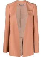 Stella McCartney blazer à design sans revers - Rose