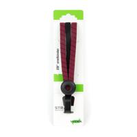 Qibbel Triobinder Eye met haak 3x12mm zwart/bordeaux - thumbnail