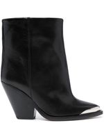 ISABEL MARANT bottes en cuir 90 mm - Noir - thumbnail