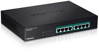 TRENDnet TPE-TG81g 8-Port Gigabit GREENnet PoE+ Switch Rack monteerbaar, tot 30 W per poort en 105 watt totaal vermogen
