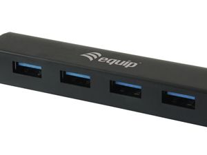 Equip 128953 interface hub USB 3.2 Gen 1 (3.1 Gen 1) Type-A 5000 Mbit/s Zwart