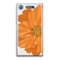 Orange Ellila flower: Sony Xperia XZ1 Transparant Hoesje