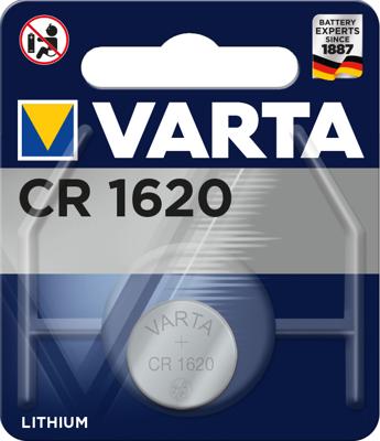 Varta 1x 3V CR 1620 Wegwerpbatterij Lithium Varta 1x 3V CR 1620 Wegwerpbatterij Lithium