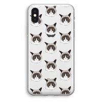 It's a Purrr Case: iPhone XS Transparant Hoesje