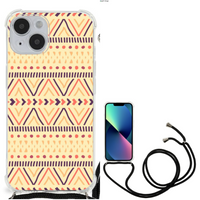 iPhone 14 Doorzichtige Silicone Hoesje Aztec Yellow