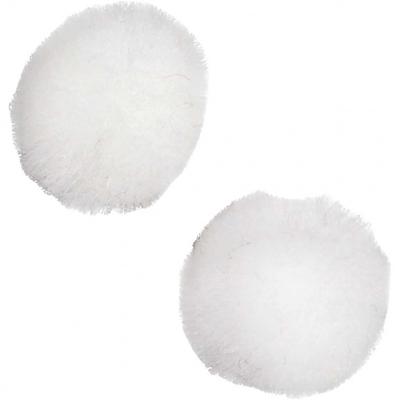 Creotime decoratiepom poms 1,5 cm wit 200 stuks Creotime decoratiepom poms 1,5 cm wit 200 stuks