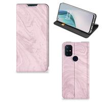 OnePlus Nord N10 5G Standcase Marble Pink - Origineel Cadeau Vriendin - thumbnail