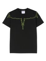 Marcelo Burlon County Of Milan Kids t-shirt Stitch Wings en coton - Noir - thumbnail