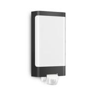 Steinel Buitenlamp L 240 S antraciet 9,3 W, LED-wandlamp, warm wit, 180° bewegingsmelder, 10 m bereik, kunststof