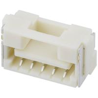 Molex 5023860570 Male header, inbouw (standaard) Totaal aantal polen: 5 Rastermaat: 1.25 mm Inhoud: 1 stuk(s) Tape on Full reel